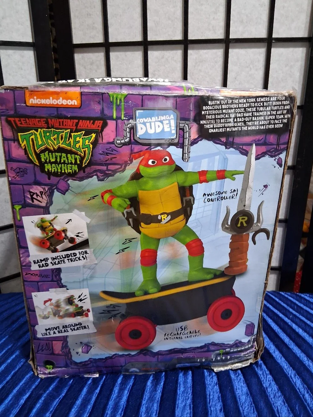 Teenage Mutant Ninja Turtles Raph Cowabunga Skate RC - Green & Red
